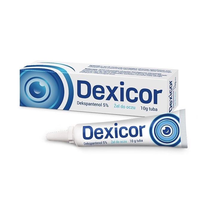 Dexicor żel do oczu ochronny tubka, 10 g