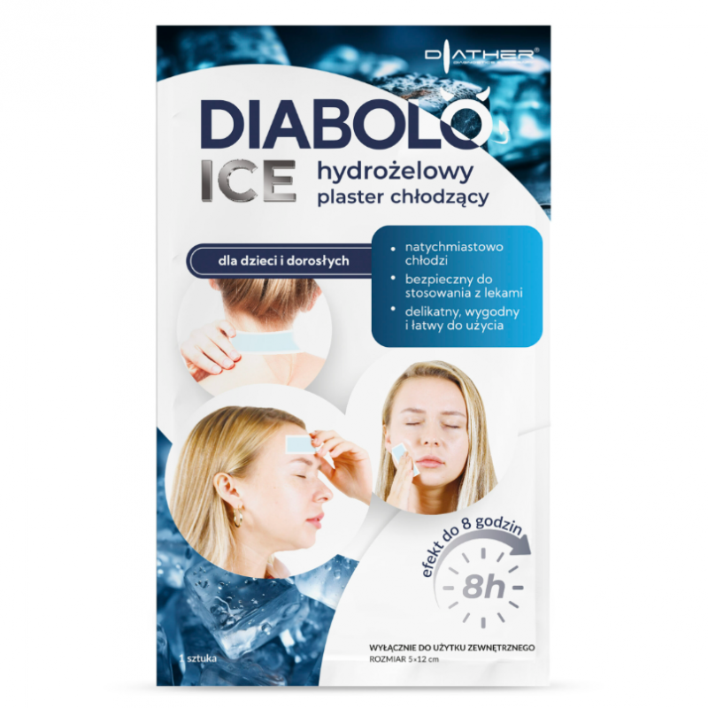 Diabolo Ice Hydrożelowy plaster chłodzący 5 x 12 cm, 1 szt.