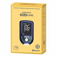 Diagnostic Gold Care Zestaw do pomiaru poziomu glukozy we krwi, 1 szt.