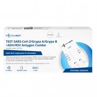 Diather SARS-CoV-2/Grypa A/Grypa B + ADV/RSV Antygen Combo Test, 1 szt.