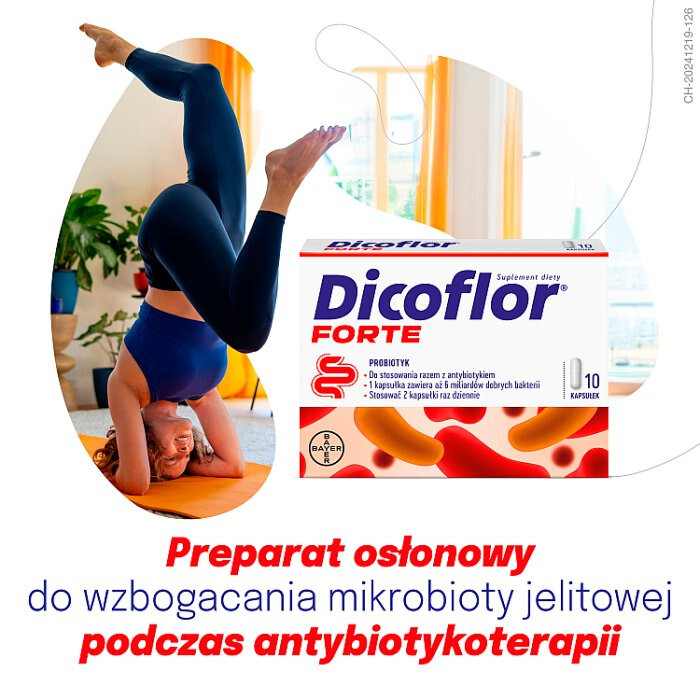 Dicoflor Forte probiotyk w kapsułkach, 10 szt.