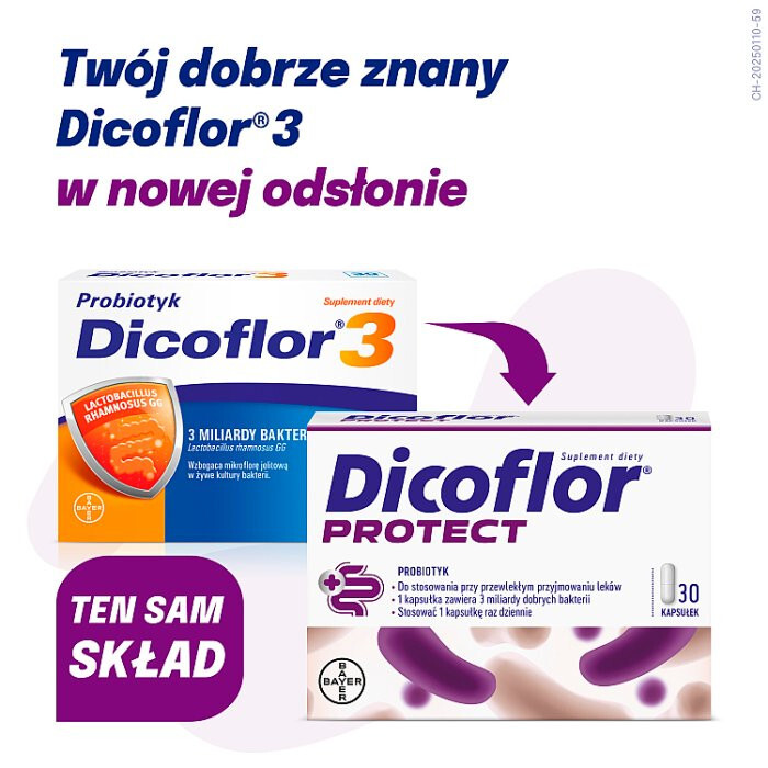 Dicoflor Protect probiotyk w kapsułkach, 30 szt.