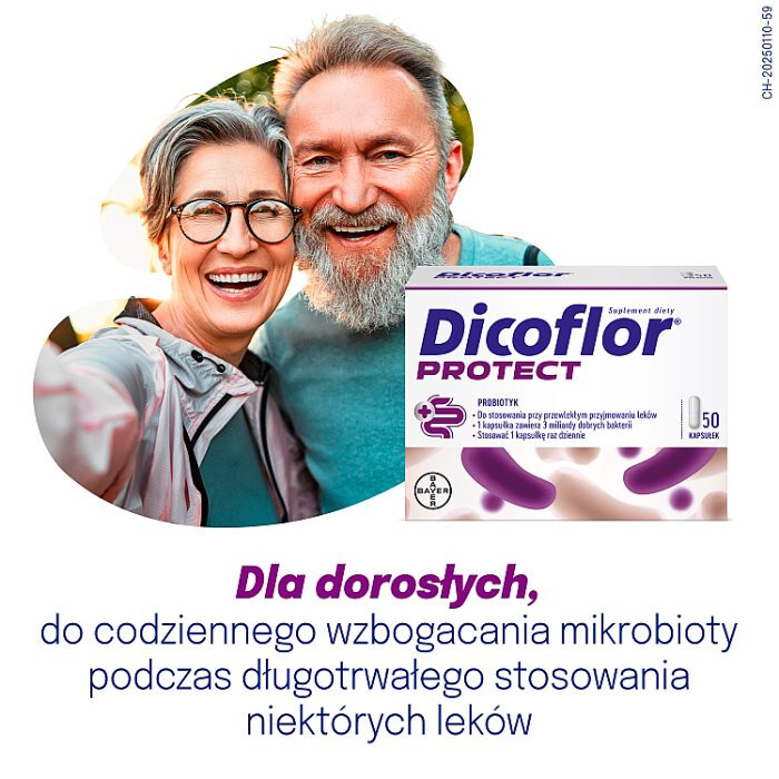 Dicoflor Protect probiotyk w kapsułkach, 50 szt.
