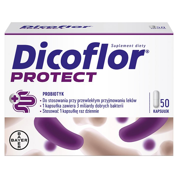 Dicoflor Protect probiotyk w kapsułkach, 50 szt.