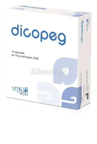 Dicopeg proszek 14 saszetek / Zaparcia