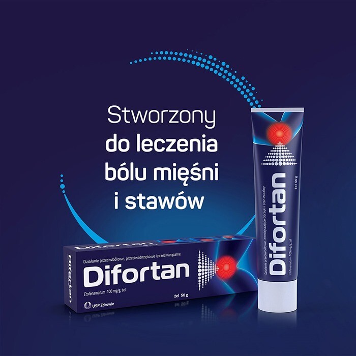 Difortan 100mg/g żel  50 g