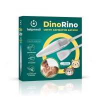 DinoRino aspirator ustny kataru dla dzieci HelpMedi, 1 szt.