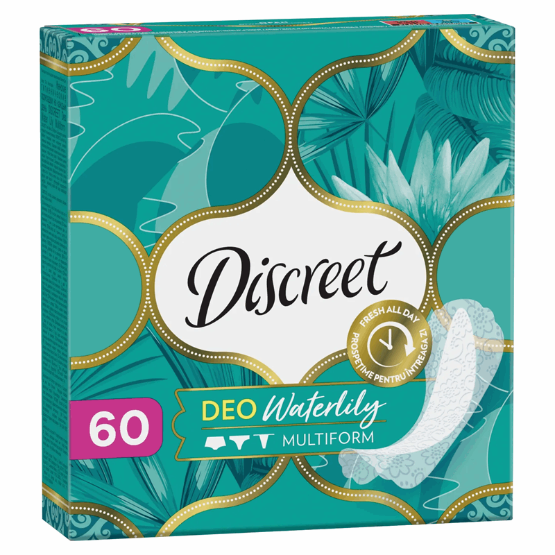Discreet Deo Waterlily wkładki higieniczne, 60 szt.