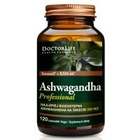 Doctor Life Ashwagandha Professional 550 mg kapsułki, 120 szt.