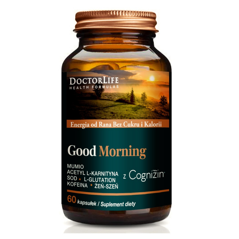 Doctor Life Good Morning kapsułki na pobudzenie i energię, 60 szt.