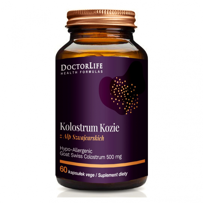 Doctor Life Kolostrum kozie z Alp Szwajcarskich kapsułki, 60 szt.