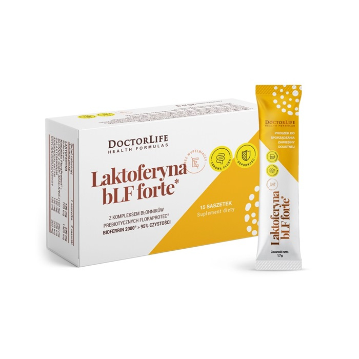 Doctor Life Laktoferyna bLF Forte w saszetkach, 15 szt.