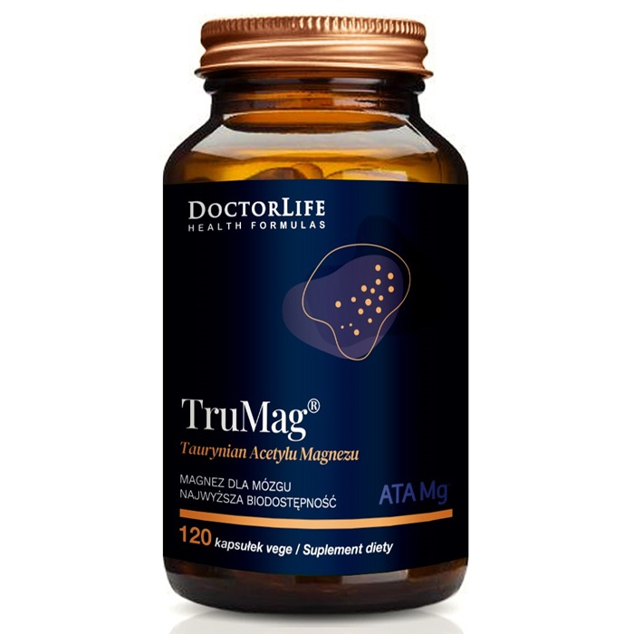 Doctor Life TruMag magnez dla mózgu kapsułki, 120 szt.