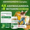 Domowa Apteczka Ashwagandha Complex kapsułki na stres i energię, 60 szt.