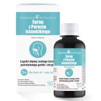 Domowa Apteczka Syrop z porostu islandzkiego na suchy kaszel i chrypkę, 165 ml