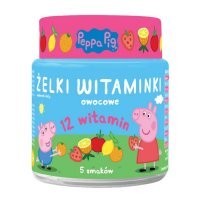 Domowa Apteczka Żelki Witaminki Świnka Peppa dla dzieci, 180 g (60 szt.)