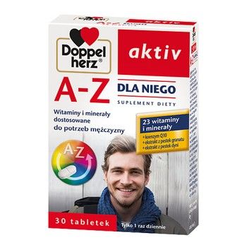 DOPPELHERZ AKTIV A-Z Dla Niego 30 tabletek