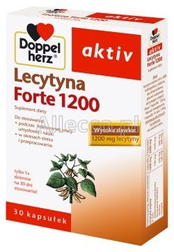 Doppelherz Aktiv Lecytyna 1200 Forte kapsułki, 30 szt.