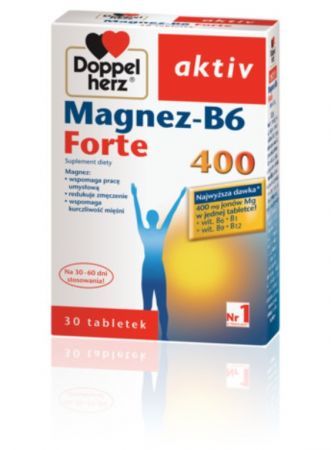 DOPPELHERZ AKTIV Magnez-B6 Forte 30 tabl.