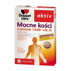 DOPPELHERZ AKTIV Mocne kości 60 tabletek / Zdrowe kości