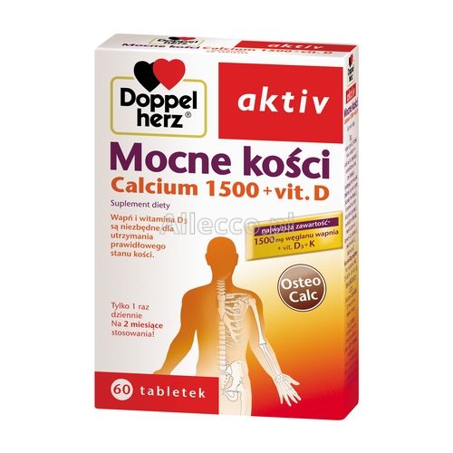 Doppelherz Aktiv Mocne kości tabletki, 60 szt.