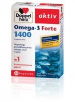 Doppelherz Aktiv Omega-3 Forte kapsułki, 60 szt.
