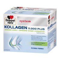 Doppelherz System Kollagen 11.000 Plus ampułki 25 ml, 30 szt.