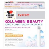 Doppelherz System Kollagen Beauty ampułki smak pomarańcza i marakuja, 30 x 25 ml