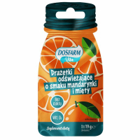 Dosfarm Vita Drażetki odświeżające o smaku mandarynki i mięty, 19 g