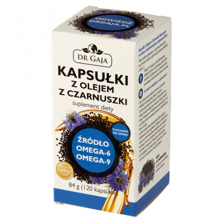 DR GAJA Olej z czarnuszki 120 kapsułek