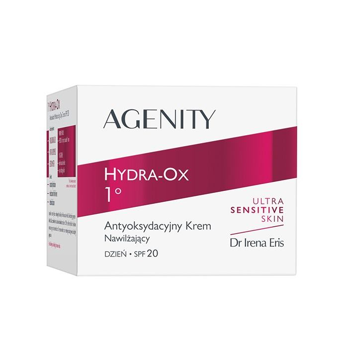 Dr Irena Eris Agenity Hydra-Ox 1° Antyoksydacyjny krem nawilżający na dzień SPF 20, 50 ml