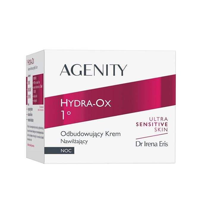 Dr Irena Eris Agenity Hydra-Ox 1° Odbudowujący krem nawilżający na noc, 50 ml