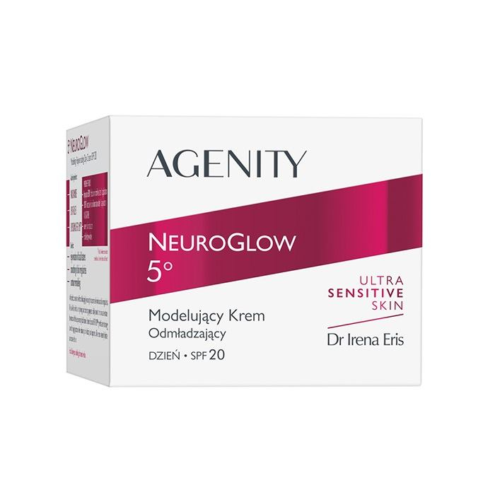 Dr Irena Eris Agenity NeuroGlow 5° Modelujący krem odmładzający na dzień SPF 20, 50 ml