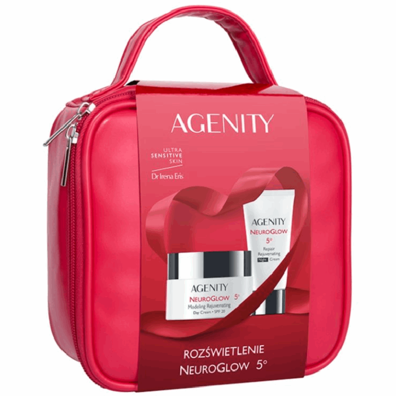 Dr Irena Eris Agenity NeuroGlow 5° Zestaw (krem na dzień SPF 20, 50 ml + krem na noc, 25 ml), 1 szt.
