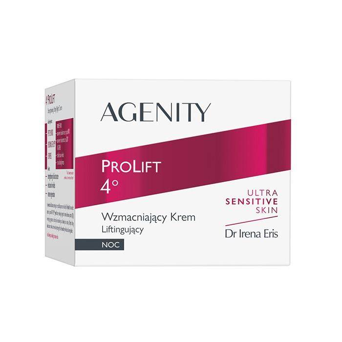 Dr Irena Eris Agenity ProLift 4° Wzmacniający krem liftingujący na noc, 50 ml