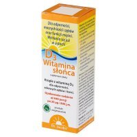 Dr. Jacob's D3 Witamina Słońca krople na odporność i mocne kości, 20 ml