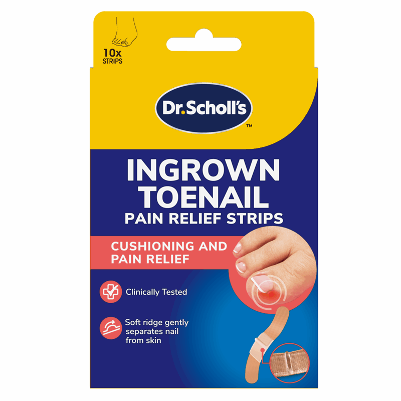 Dr.Scholl's Paski przeciwbólowe na wrastające paznokcie stóp, 10 szt.