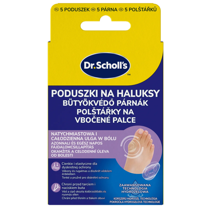 Dr.Scholl's Poduszki na halluksy, 5 szt.
