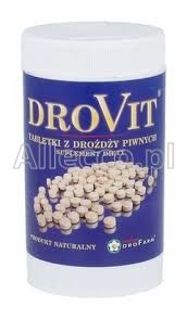 Drovit tabletki z drożdży piwnych 200 tabl.