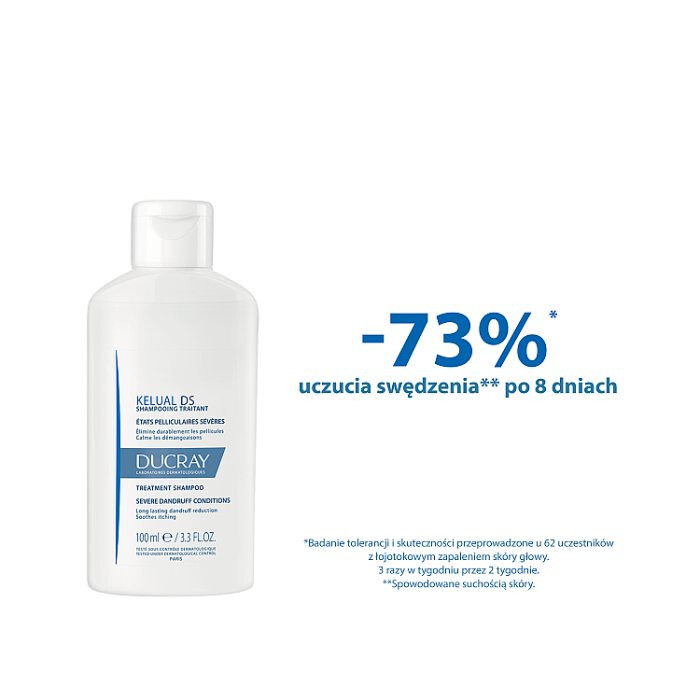 Ducray Kelual DS szampon przeciwłupieżowy na ciężkie stany łupieżowe, 100 ml