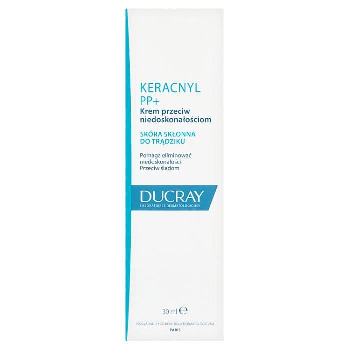 Ducray Keracnyl PP+ krem przeciw niedoskonałościom do skóry trądzikowej, 30 ml