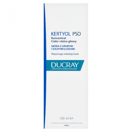 Ducray Kertyol PSO koncentrat do stosowania miejscowego do skóry łuszczycowej, 100 ml