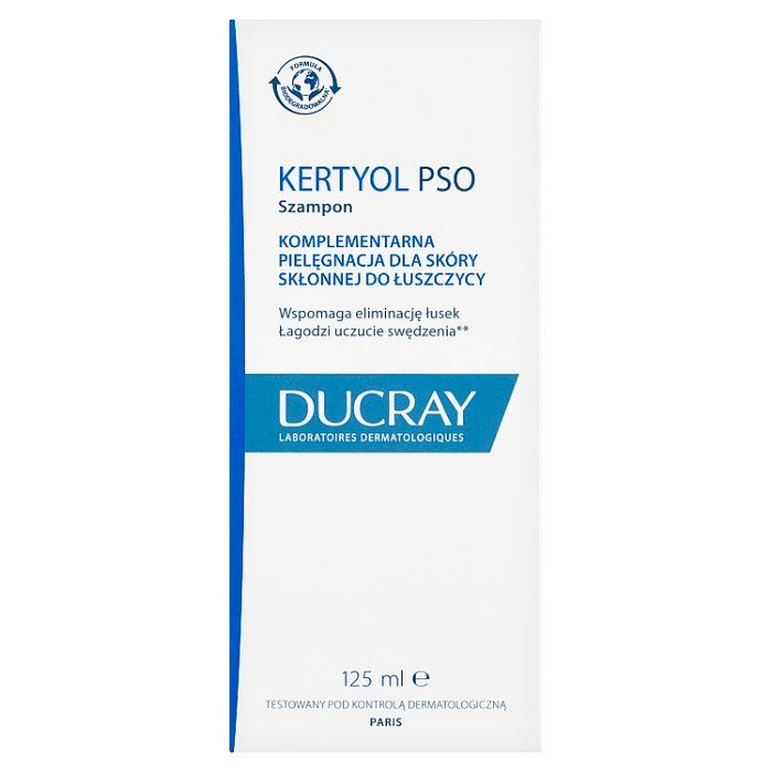 Ducray Kertyol PSO szampon do skóry głowy skłonnej do łuszczycy, 125 ml