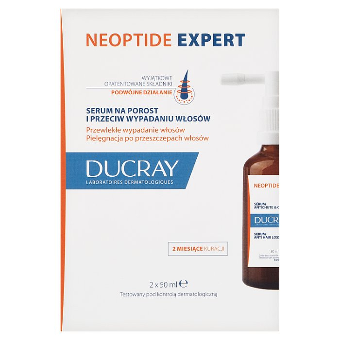 Ducray Neoptide serum na porost i przeciw wypadaniu włosów, 2 x 50 ml