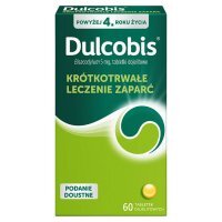 Dulcobis 5 mg tabletki dojelitowe na zaparcia, 60 szt.