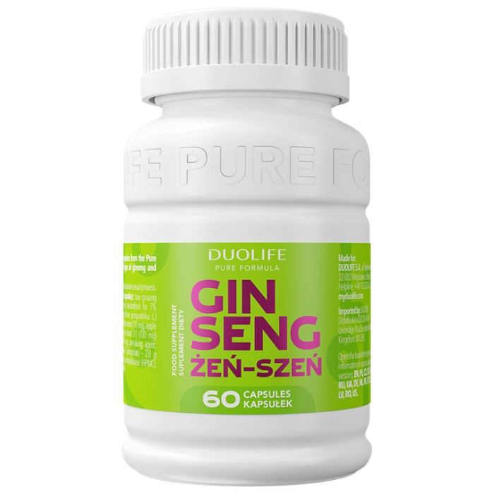 DuoLife Żeń-szeń kapsułki, 60 szt.