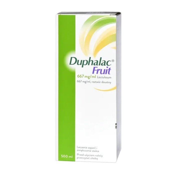 Duphalac Fruit roztwór doustny na zaparcia o smaku śliwkowym, 500 ml
