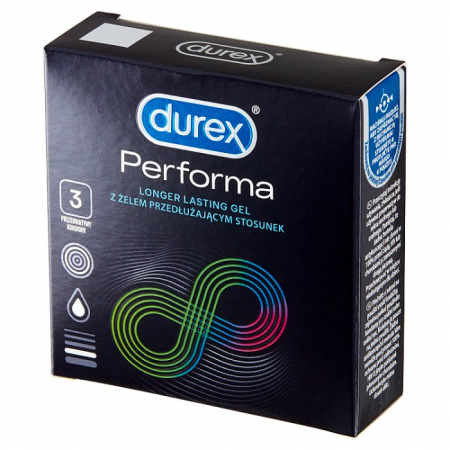 DUREX PERFORMA Prezerwatywy z lubrykantem 3 szt.