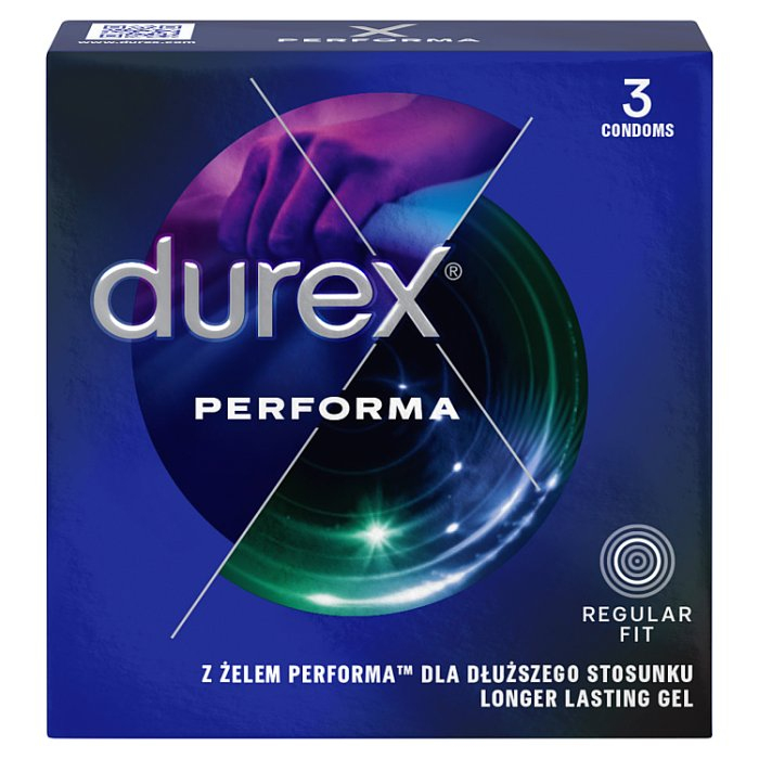 DUREX PERFORMA Prezerwatywy z lubrykantem 3 szt.