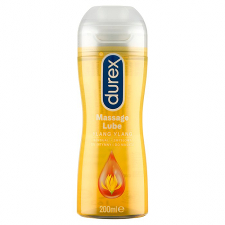 Durex Play Zmysłowy żel do masażu 2 w 1 z uwodzicielskim kwiatem Ylang Ylang 200 ml